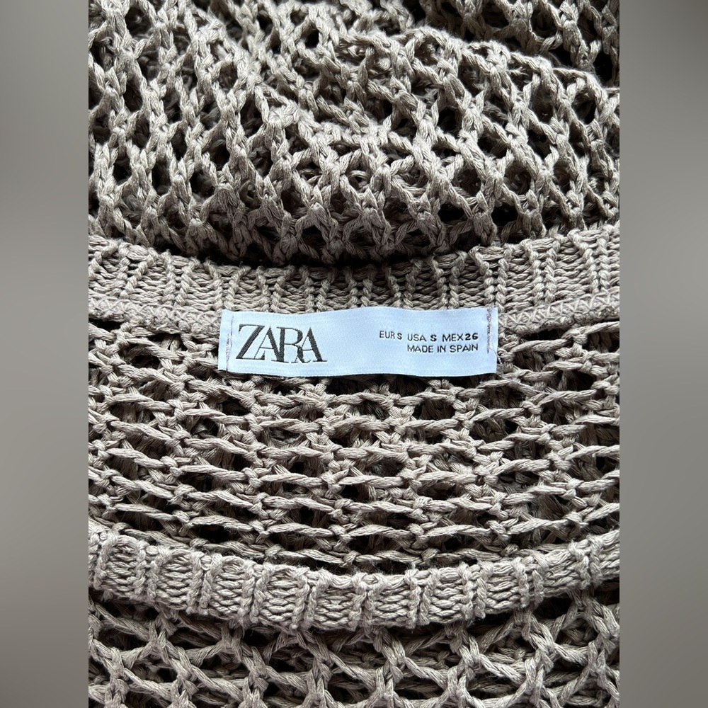 Zara Crochet maxi cover up beach dress - Picture 6 of 10